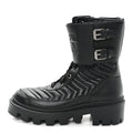 Gucci - Nappa Frances GG Matelasse Platform Combat Boots