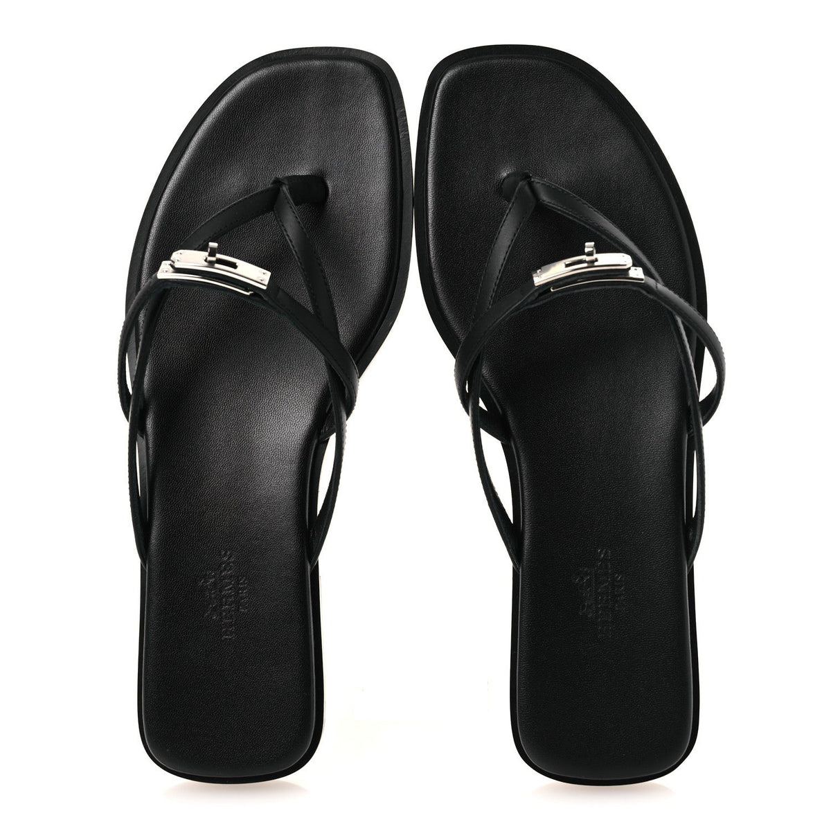 Hermès - Calfskin Miss Sandals