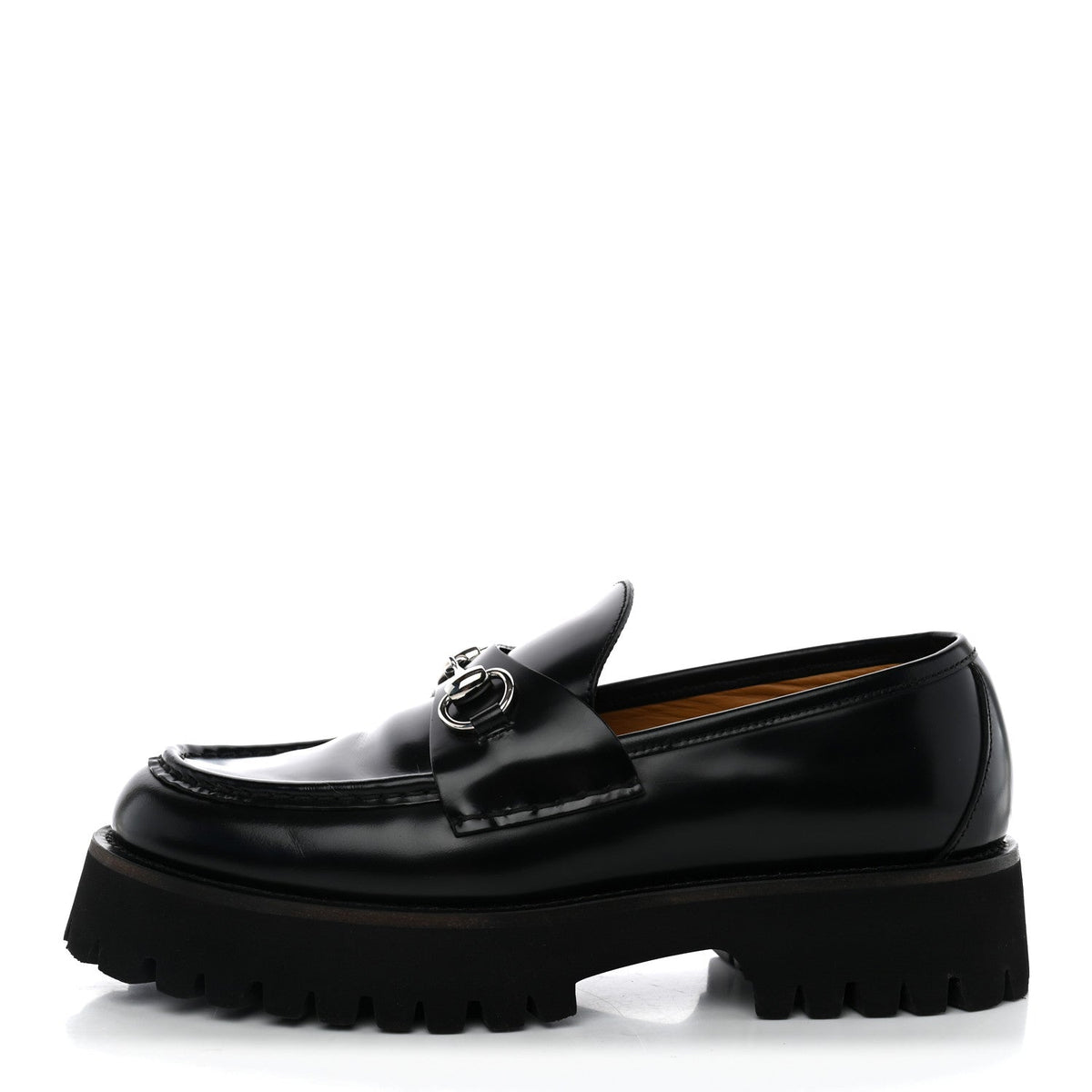 Gucci - Cordovan Lux Horsebit 45mm Platform Loafers