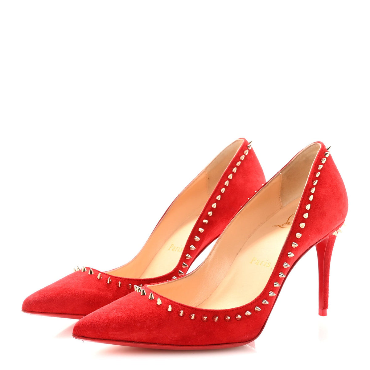 Christian Louboutin - Veau Velours Anjalina 85 Pumps