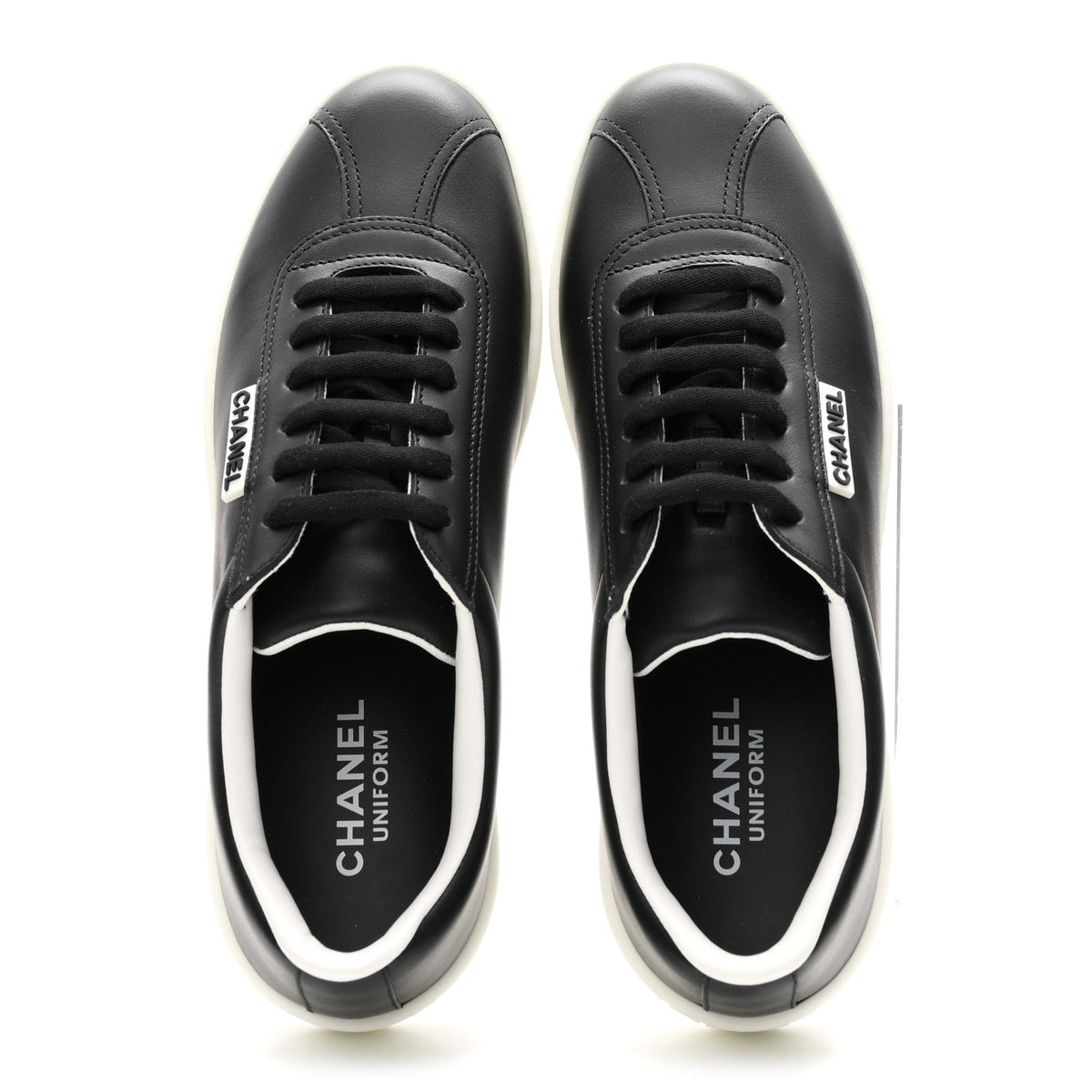 Chanel - Calfskin CC Sneakers