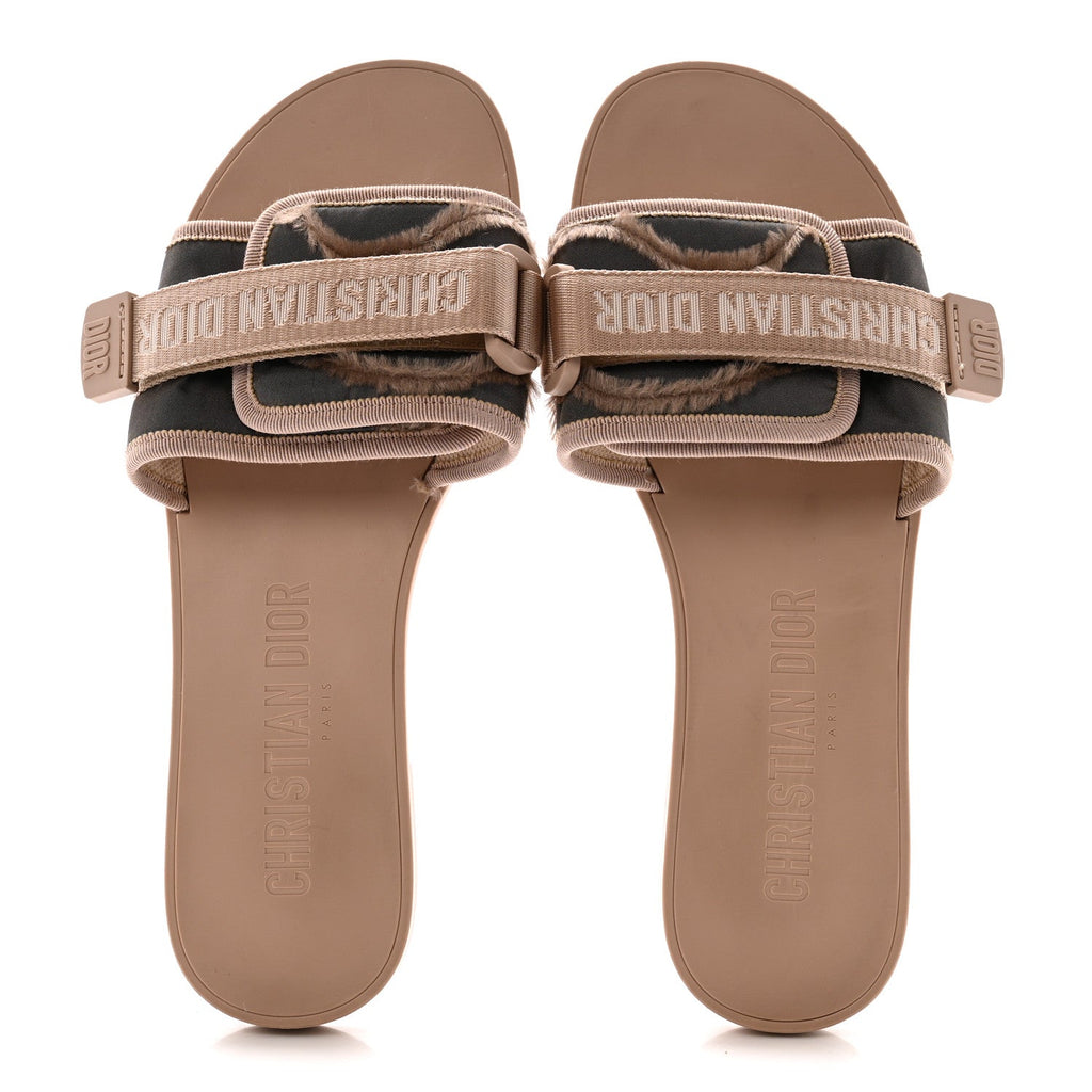 Dior - Canvas Nylon Camouflage Dior(e)volution Mule Slide Sandals