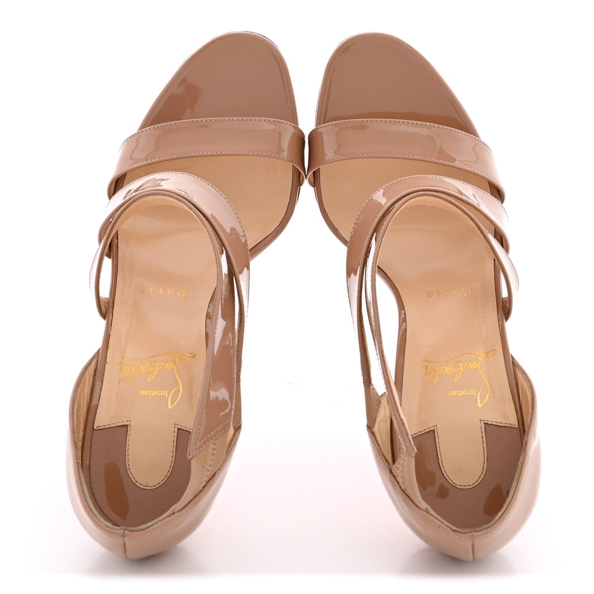 Christian Louboutin - Patent World Copine 100 Sandals