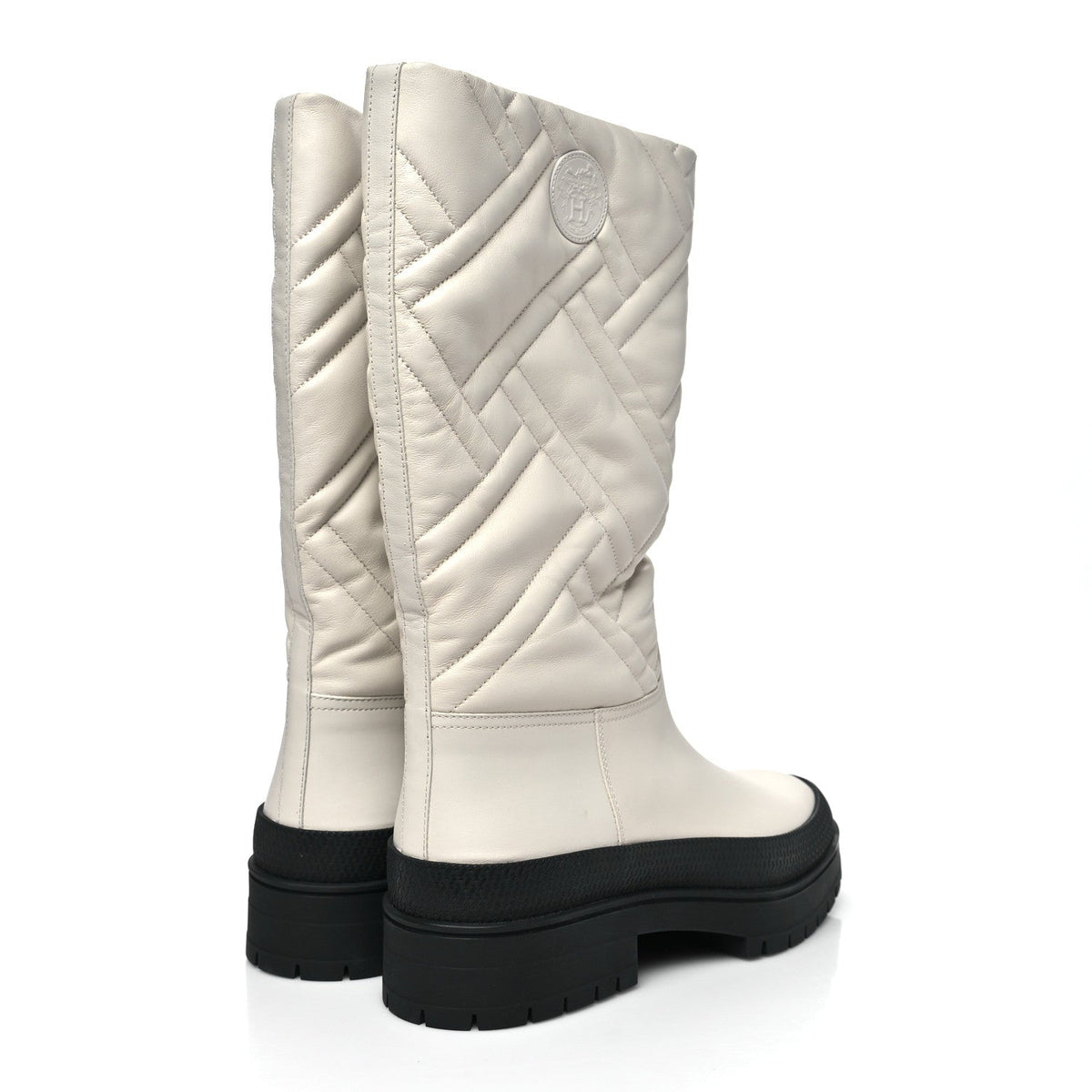 Hermès - Goatskin Quilted Fuji Boots