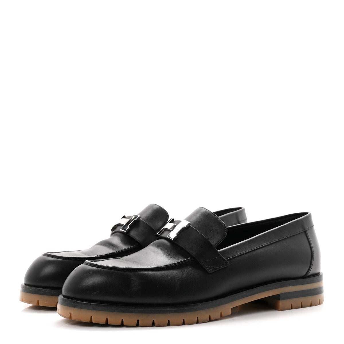 Hermès - Calfskin Faubourg Loafers