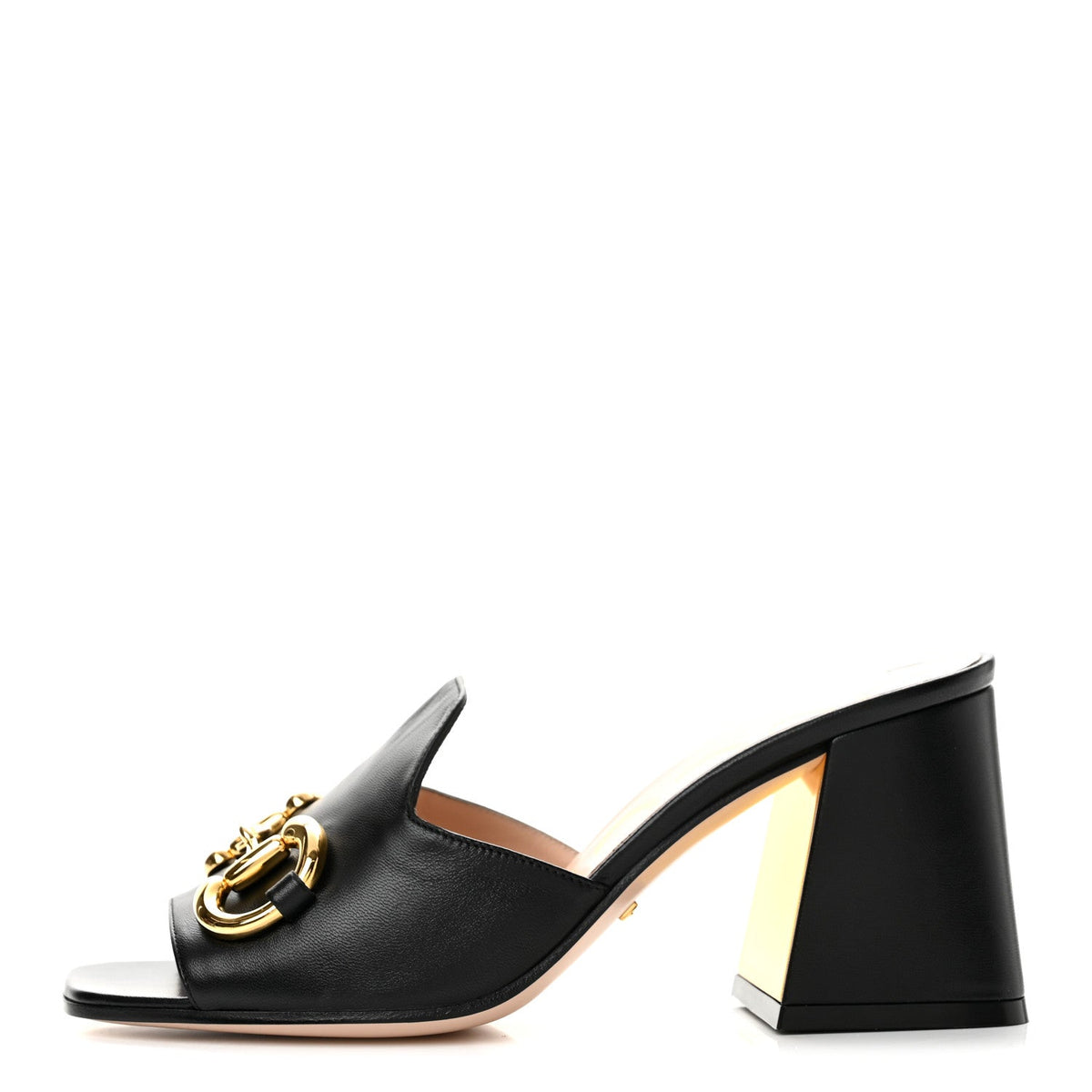 Gucci - Nappa Horsebit 75mm Slide Sandals