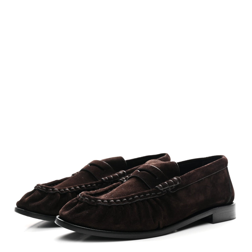 Saint Laurent - Suede Le Loafer 15 Penny Slippers