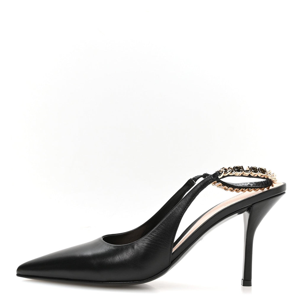 Gucci - Malaga Kid 85mm Slingback Pumps