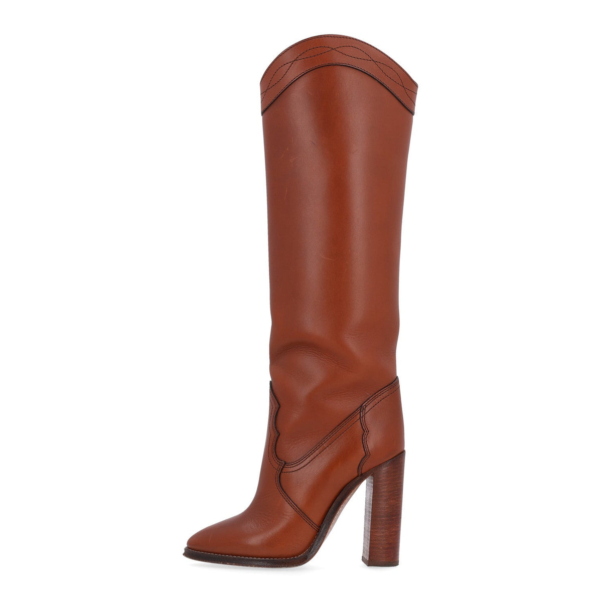 Saint Laurent - Kate 105 Western Knee High Boots