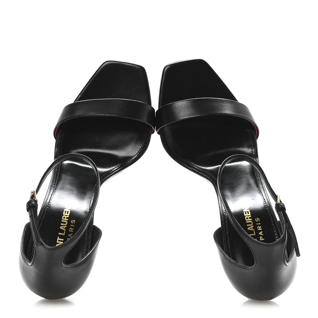 Saint Laurent - Calfskin Tripon Amber 105 Ankle Strap Sandals