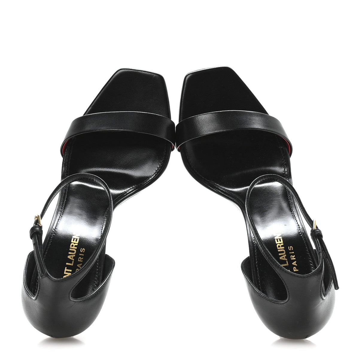 Saint Laurent - Calfskin Tripon Amber 105 Ankle Strap Sandals