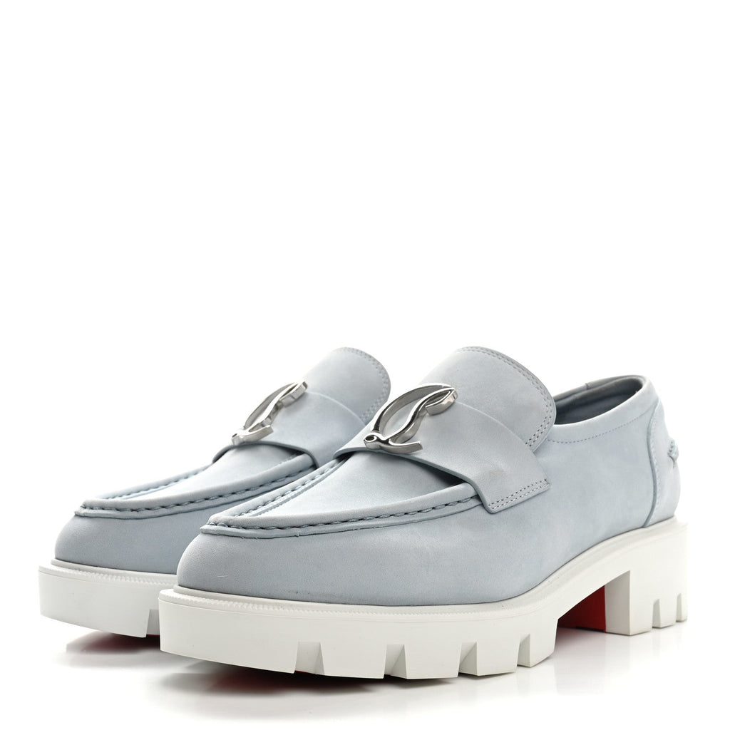 Christian Louboutin - Nubuck CL Moc Lug Flat Loafers
