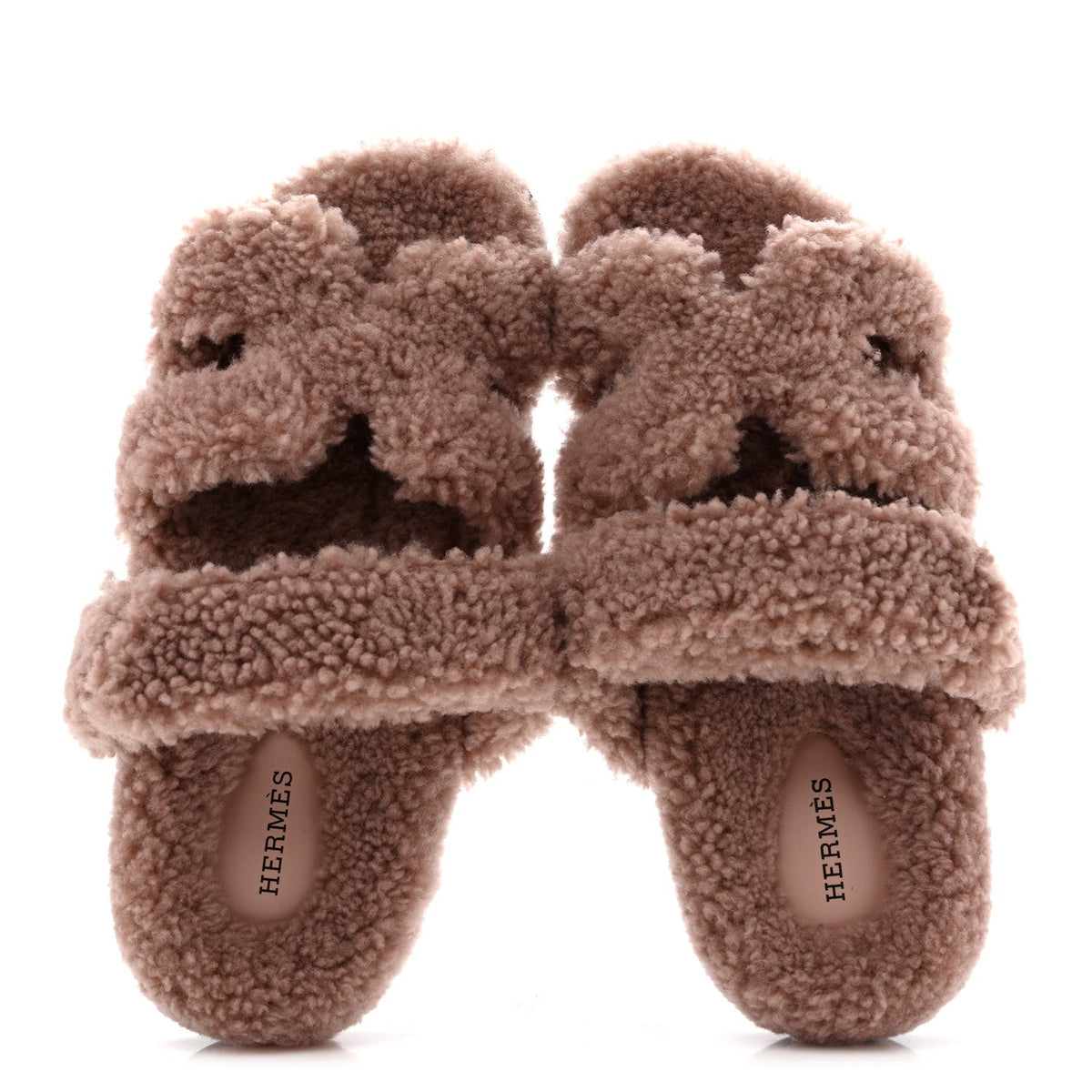Hermès - Woolskin Chypre Sandals