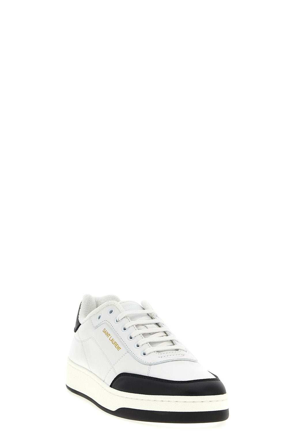Saint Laurent - Saint Laurent Sneakers Basse Con Logo Dorato