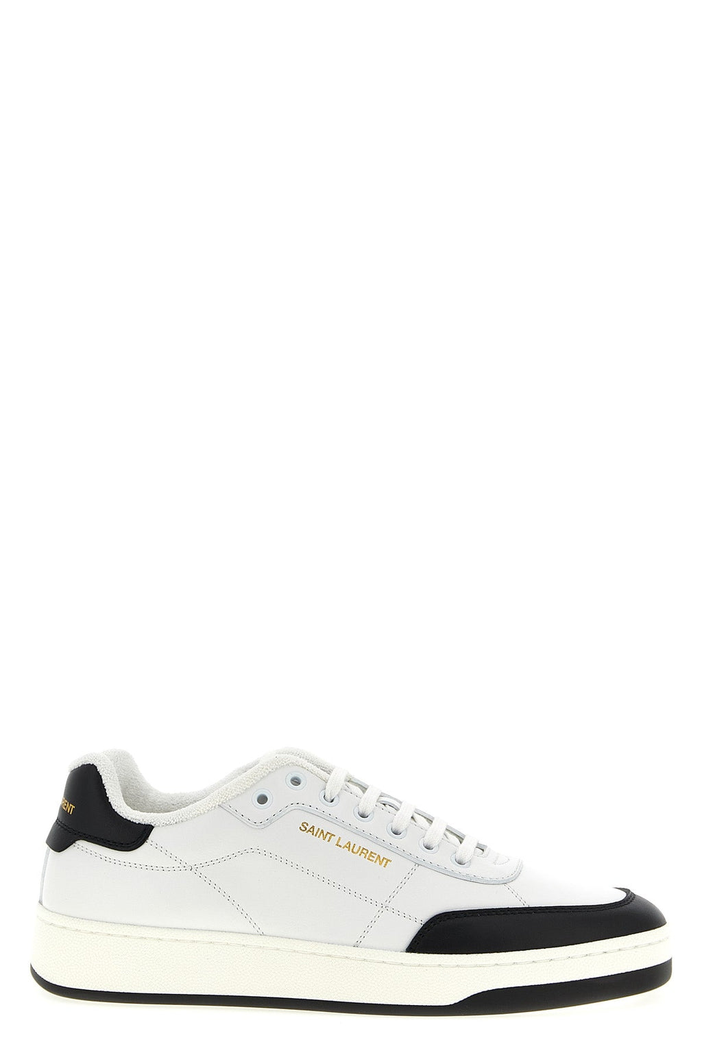 Saint Laurent - Saint Laurent Sneakers Basse Con Logo Dorato