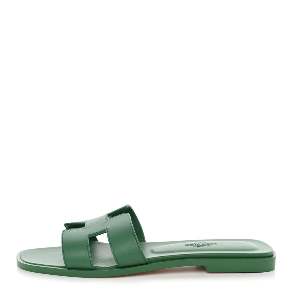 Hermès - Calfskin Oran Sandals