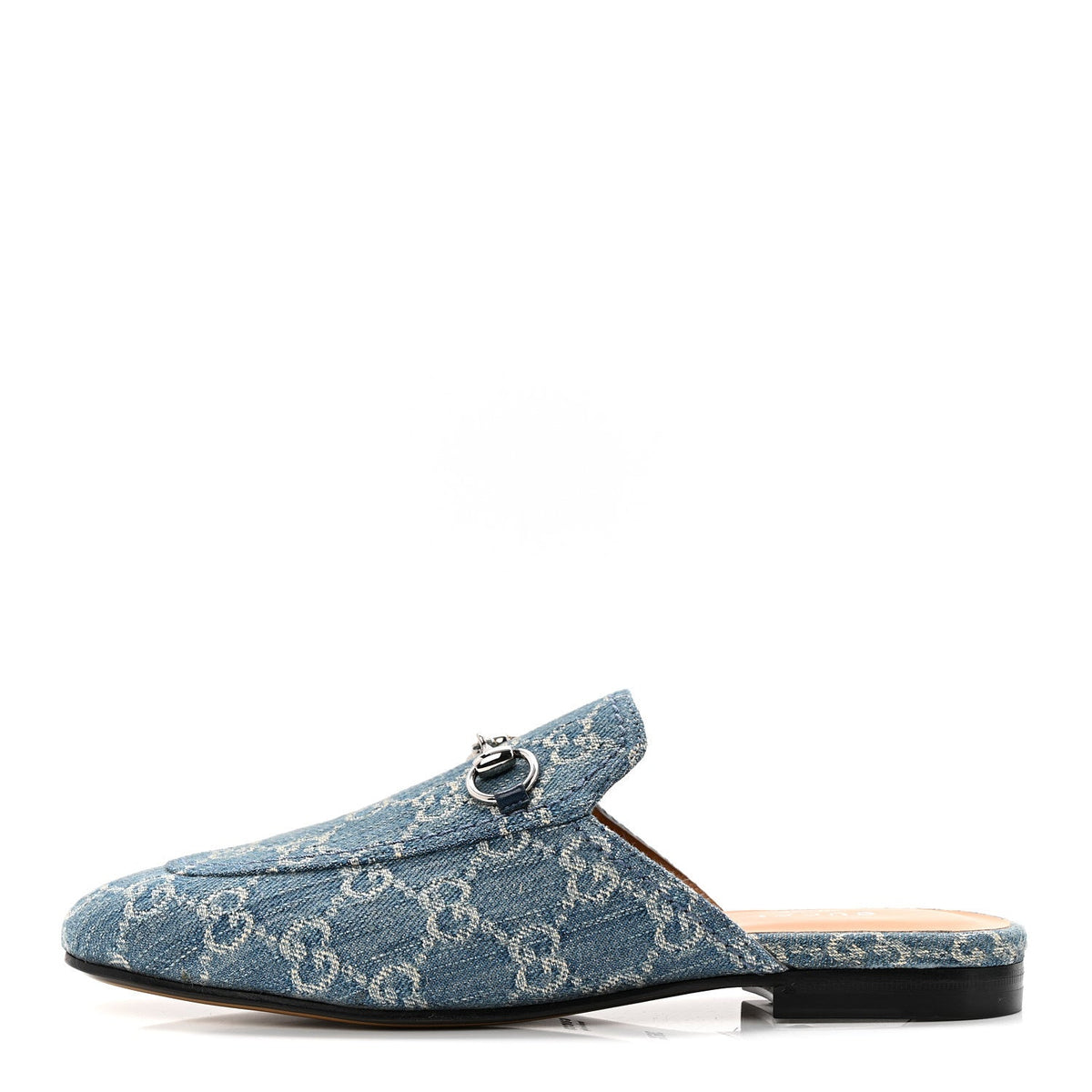 Gucci - New Denim GG Malaga Kid Princetown Slippers