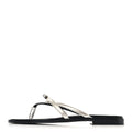 Hermès - Metallic Goatskin Miss Sandals