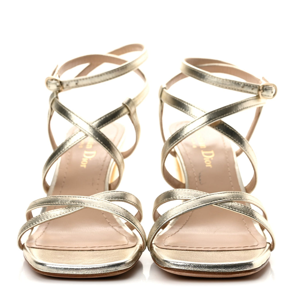 Dior - Laminated Lambskin Rhodes 80mm Sandals