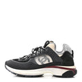 Chanel - Fabric Suede Calfskin Mesh CC Sneakers