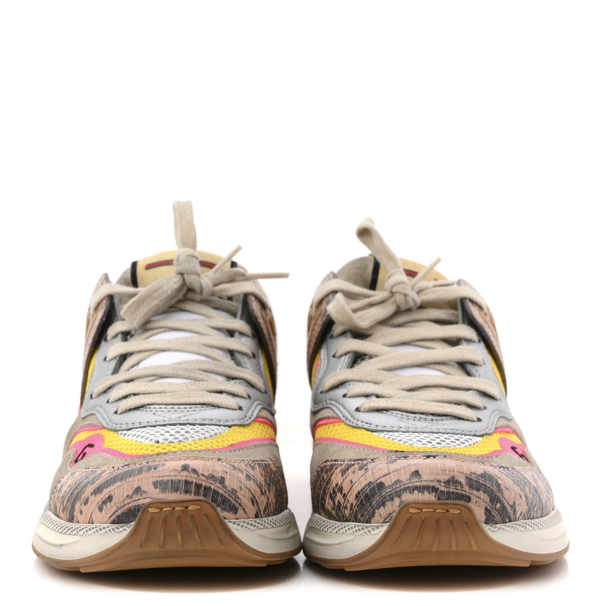 Gucci - Suede Calfskin Tejus Printed Ultrapace Sneakers