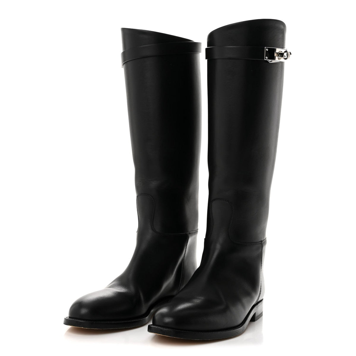 Hermès - Box Kelly Jumping Boots