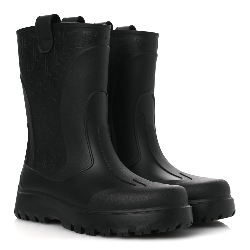 Dior - Rubber Oblique Garden Rain Boots