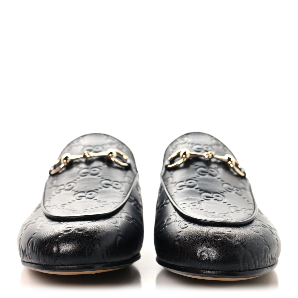 Gucci - Glamour Calfskin Guccissima Princetown Slippers