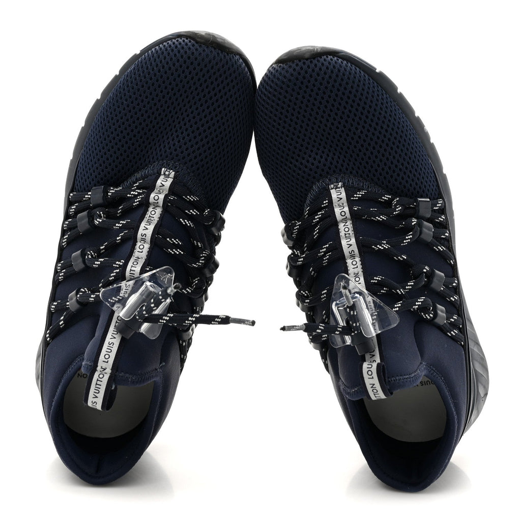 Louis Vuitton - Neoprene Mesh Rubber Fastlane Low Sneakers