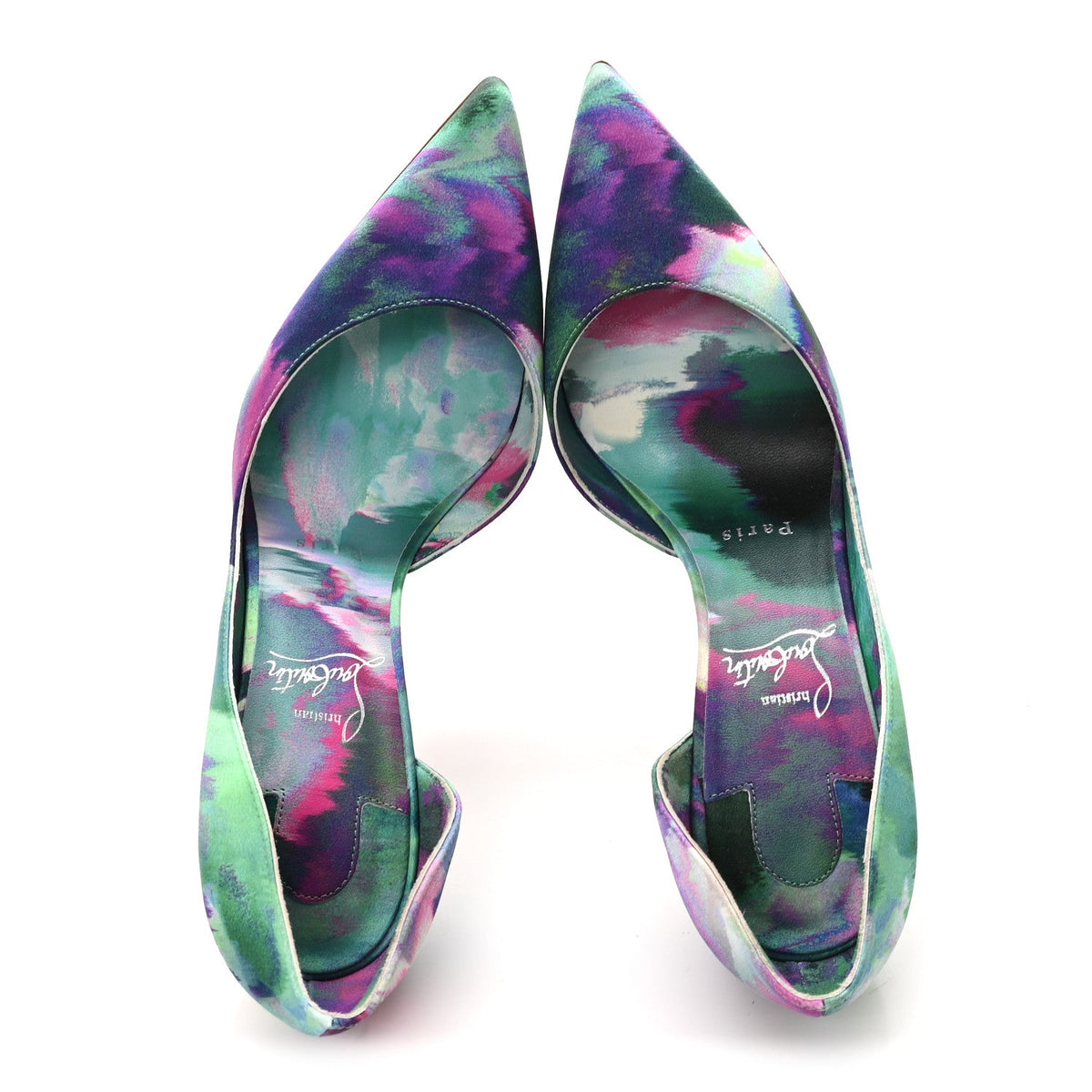 Christian Louboutin - Satin Melancholia Iriza 100 Pumps