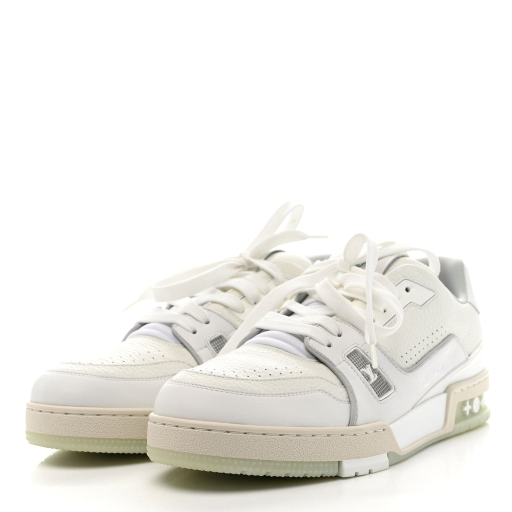 Louis Vuitton - Calfskin LV Trainer Sneakers 9 White