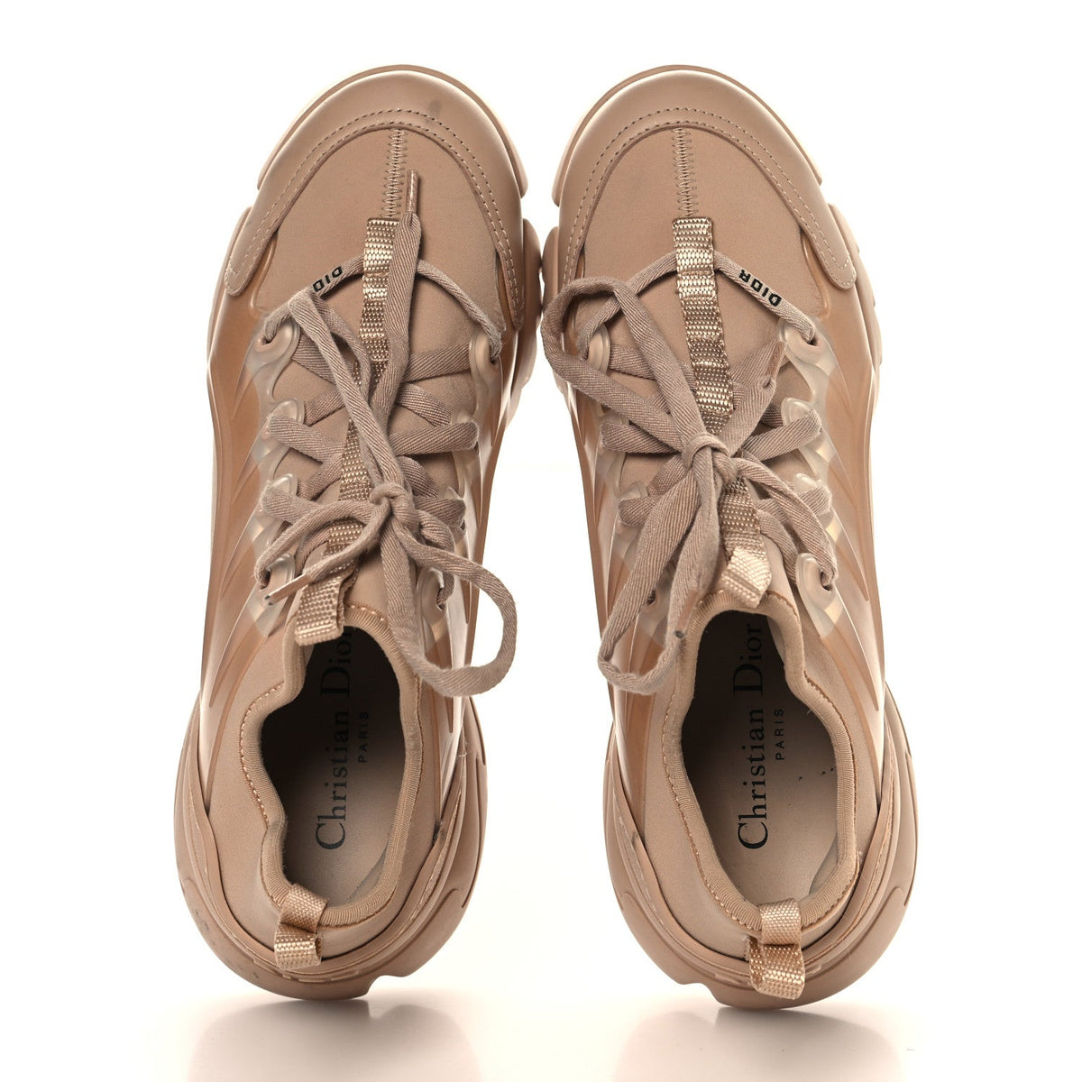 Dior - Neoprene Rubber D-Connect Sneakers - Nude