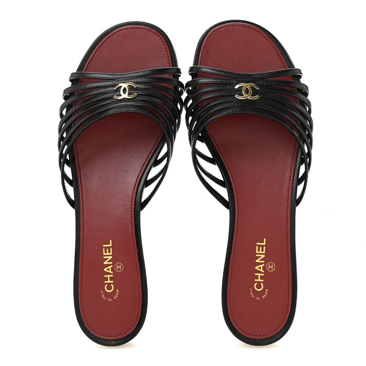 Chanel - Goatskin CC Sandals