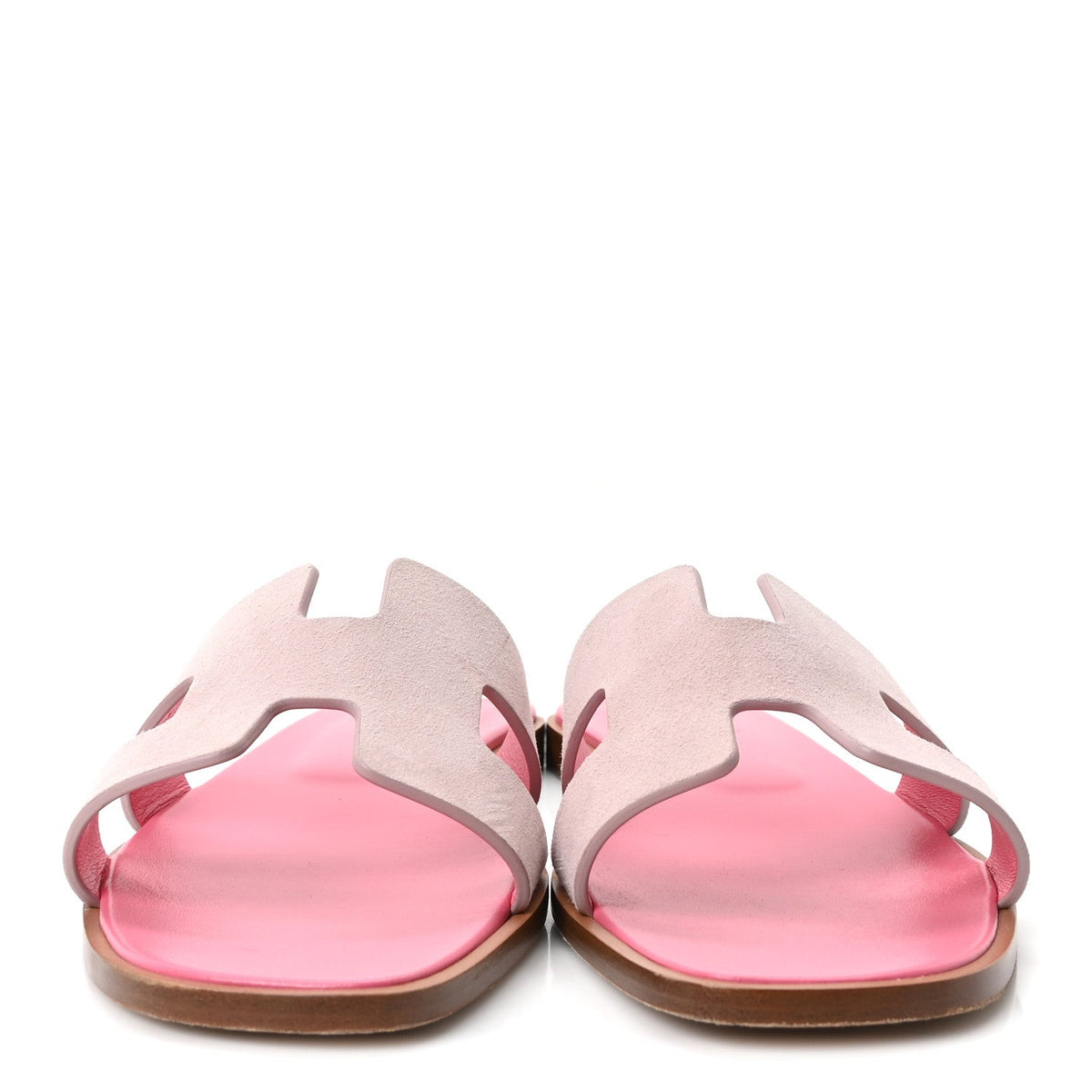 Hermès - Suede Goatskin Oran Sandals