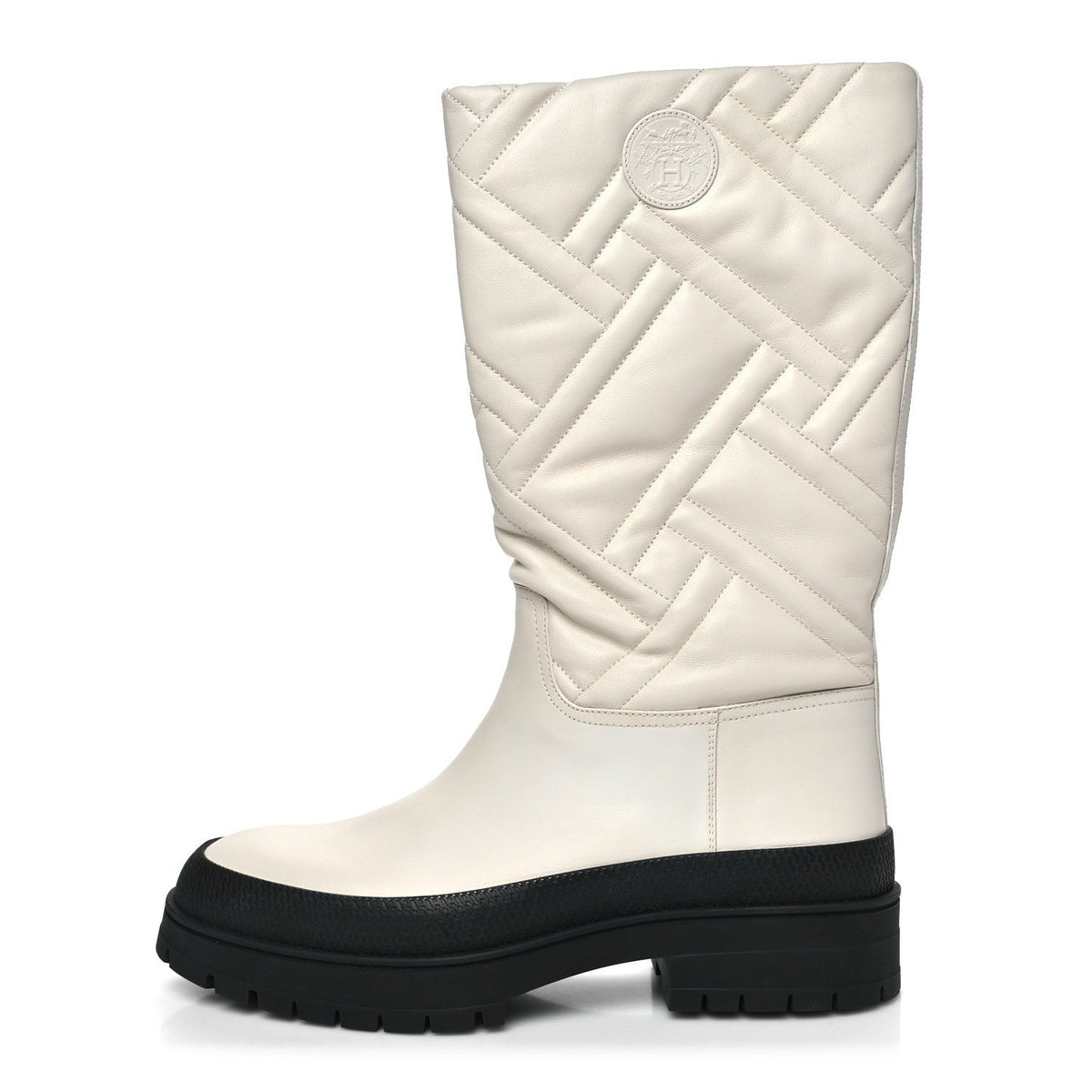 Hermès - Goatskin Quilted Fuji Boots