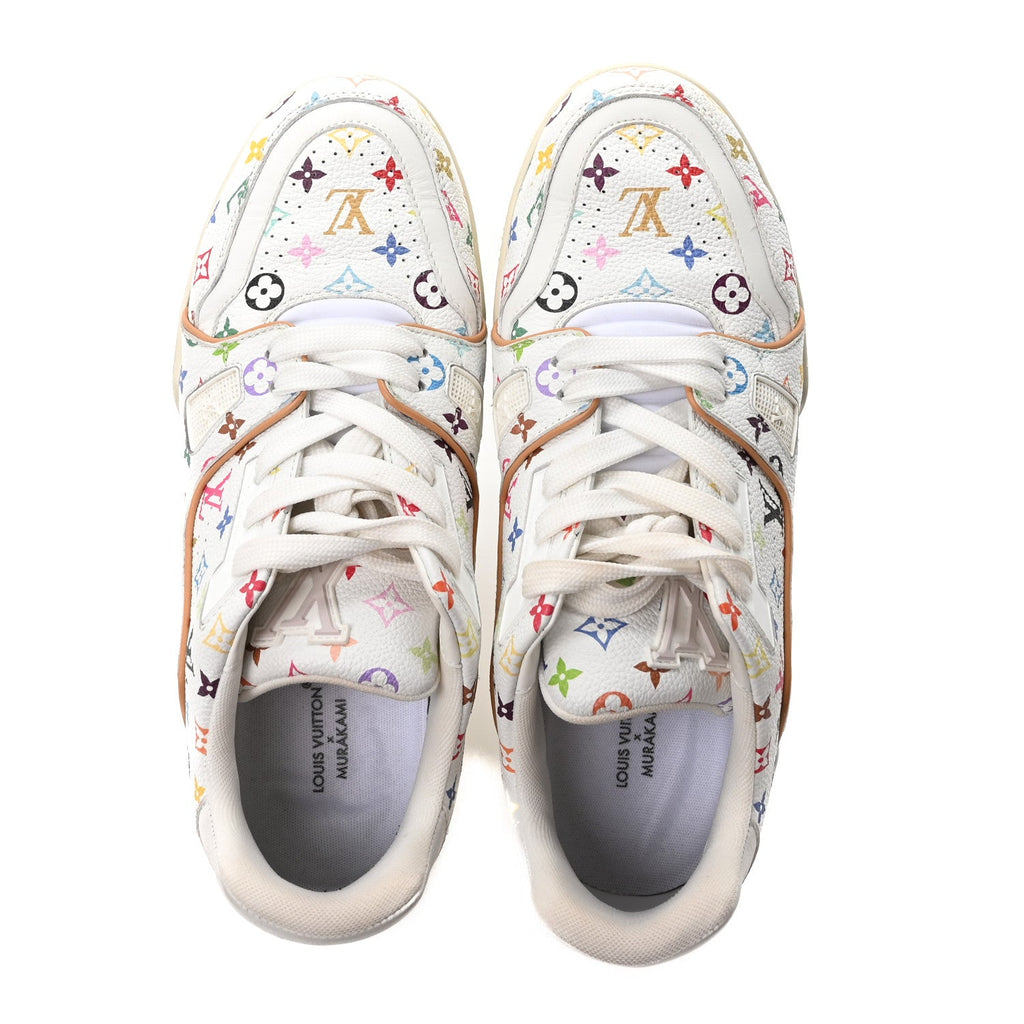 Louis Vuitton - LV X TM Calfskin Monogram Multicolor LV Trainer Sneakers