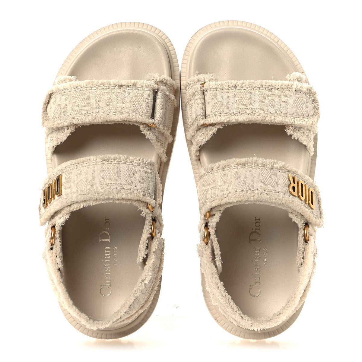Dior - Cotton Dioract 10mm Sandals