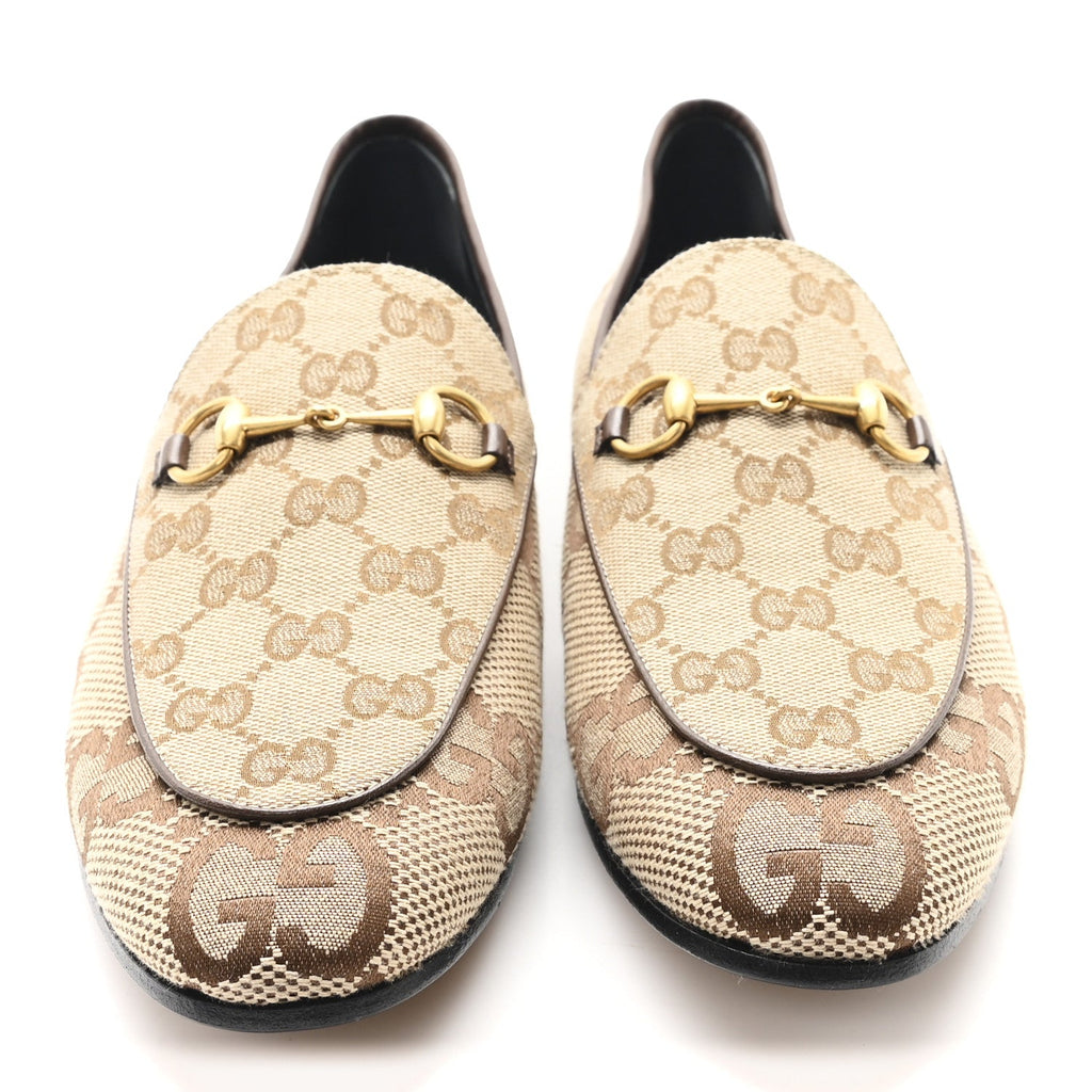 Gucci - Monogram Jumbo GG Malaga Kid Horsebit Jordaan Loafers
