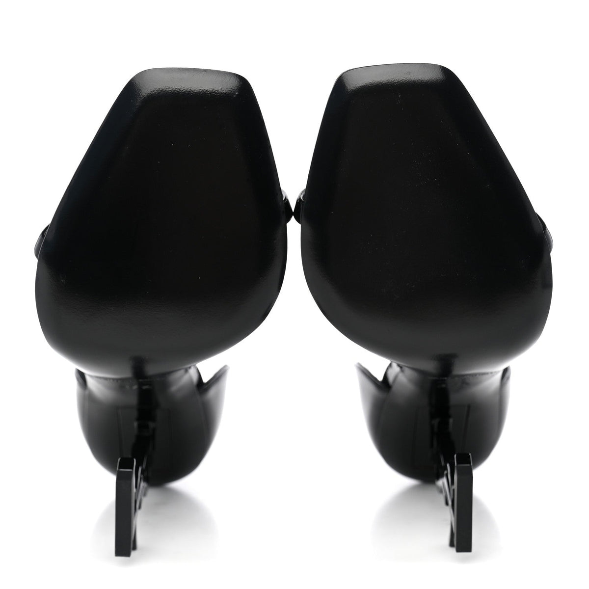 Saint Laurent - Patent Calfskin Opyum 110 Sandals - Black