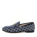 Gucci - New Denim Crystal GG Monogram 1953 Horsebit Jordaan Loafer