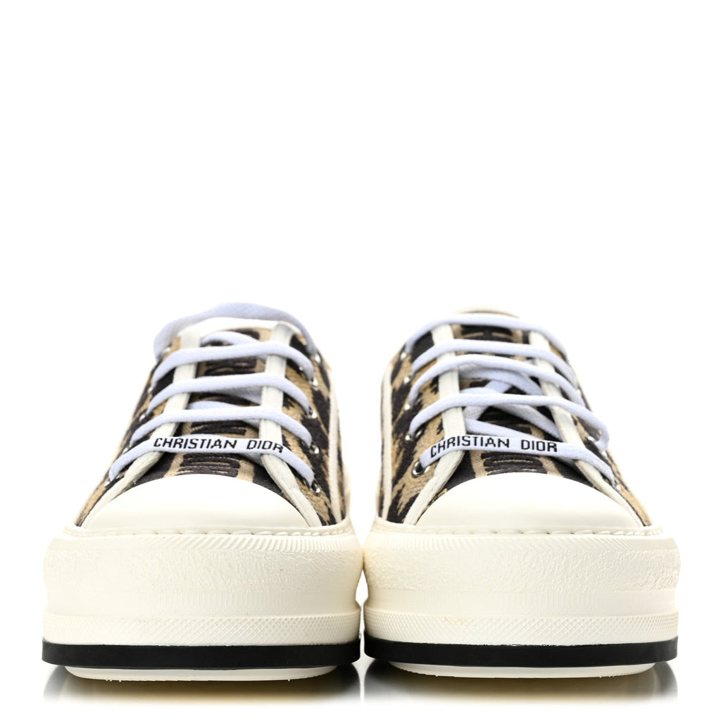 Dior - Cotton Mizza Embroidered Walk’N’Dior Low Top Sneakers