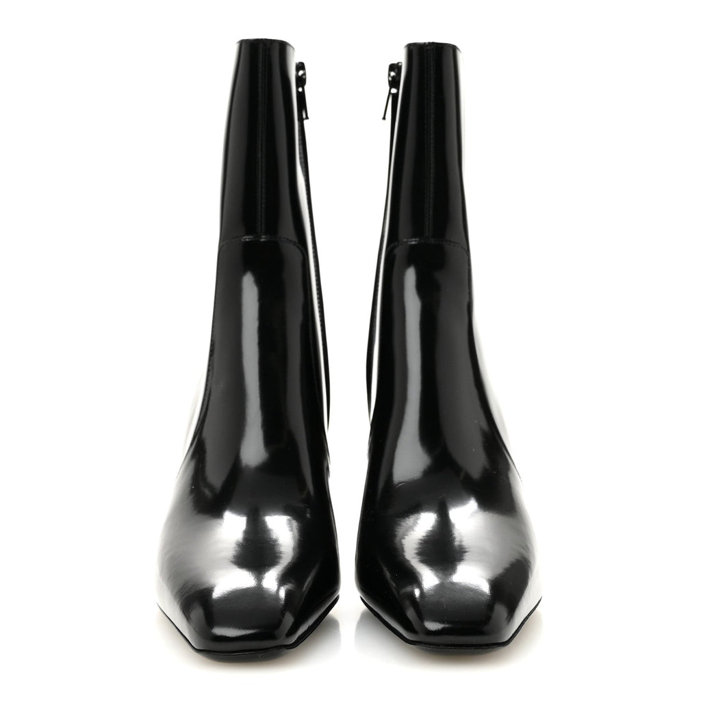 Saint Laurent - Vitello Marilyn Betty 70 Ankle Zip Boots