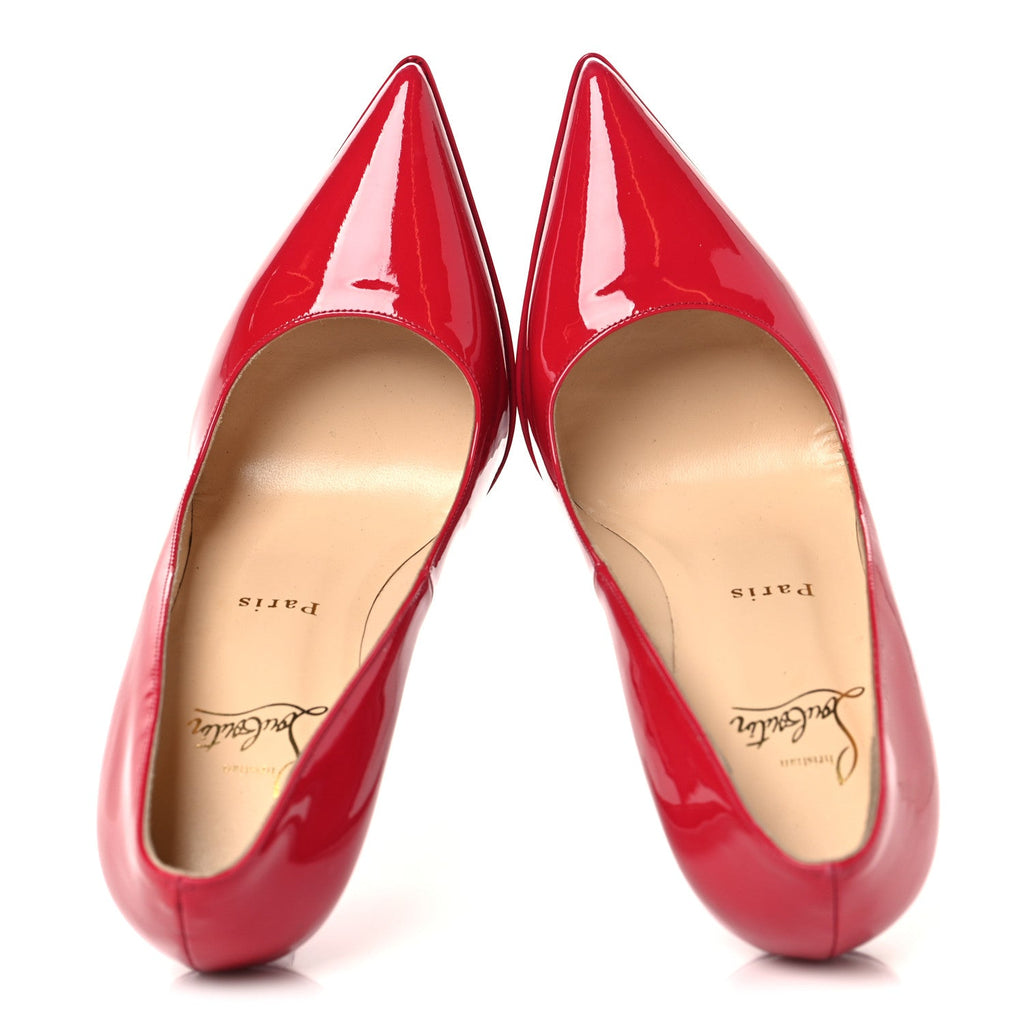 Christian Louboutin - Patent Pigalle Plato 120 Pumps