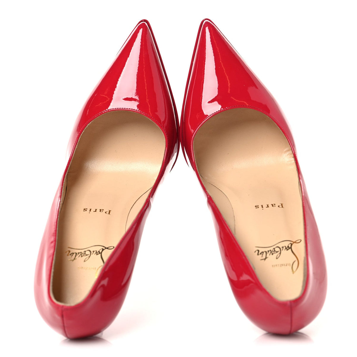 Christian Louboutin - Patent Pigalle Plato 120 Pumps