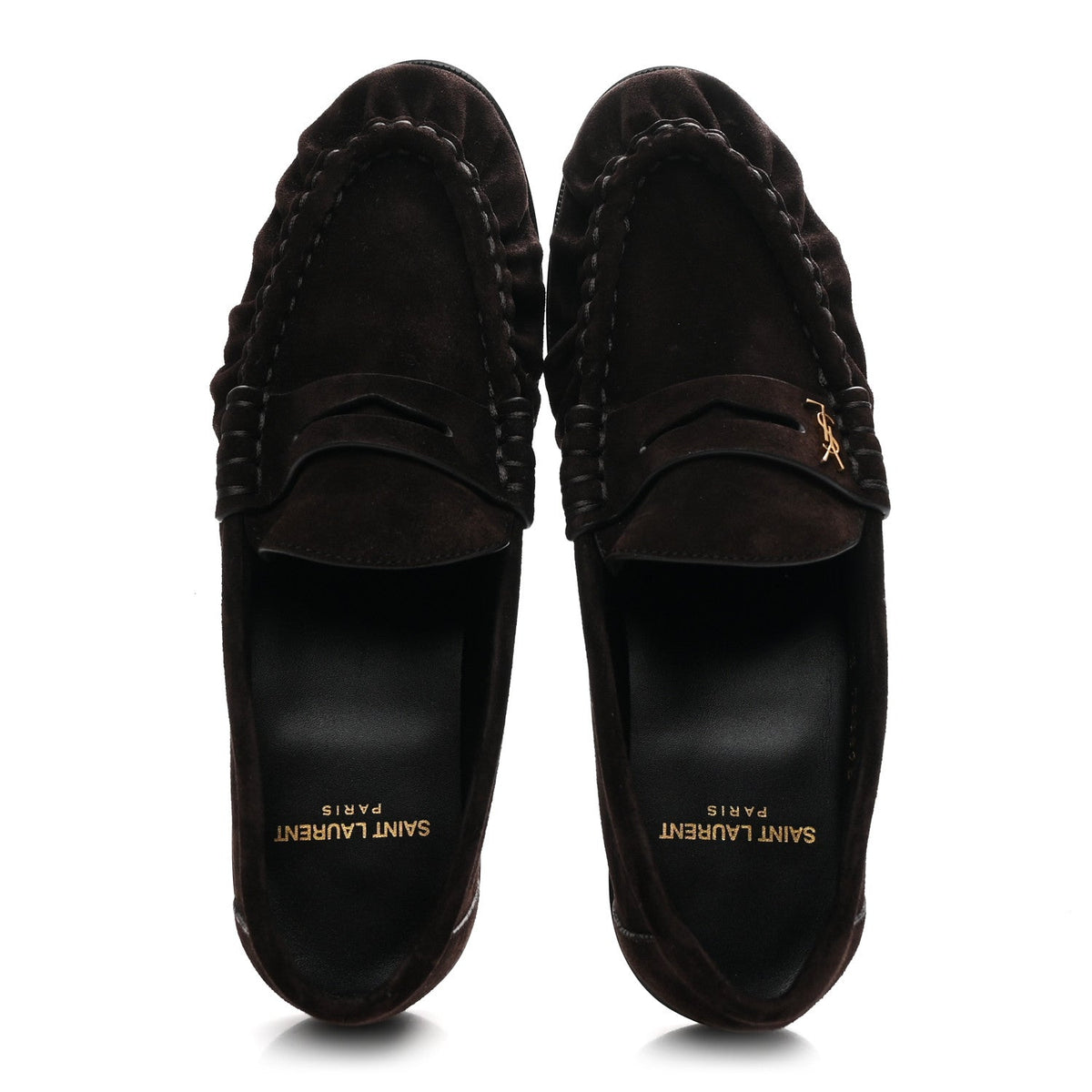 Saint Laurent - Suede Le Loafer 15 Penny Slippers