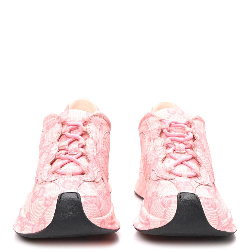 Gucci - Ultralight Plume Calfskin Monogram Printed Gucci Run Sneakers