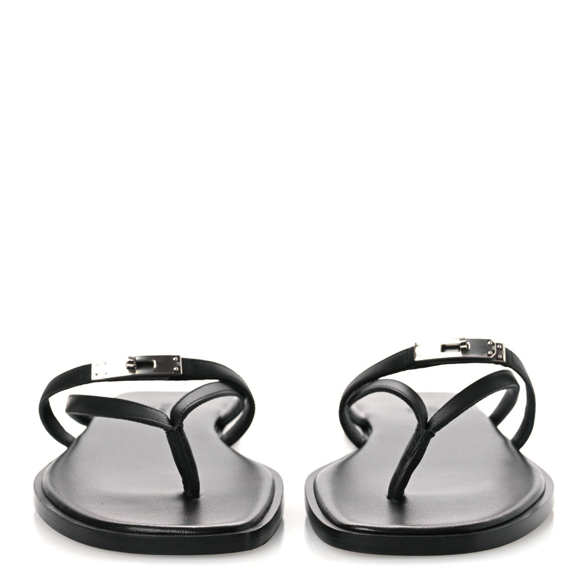 Hermès - Calfskin Miss Sandals