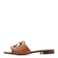 Gucci - Cosmos Softy Calfskin Interlocking G Cut Out Slide Sandals