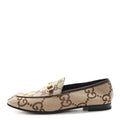 Gucci - Monogram Jumbo GG Malaga Kid Horsebit Jordaan Loafers