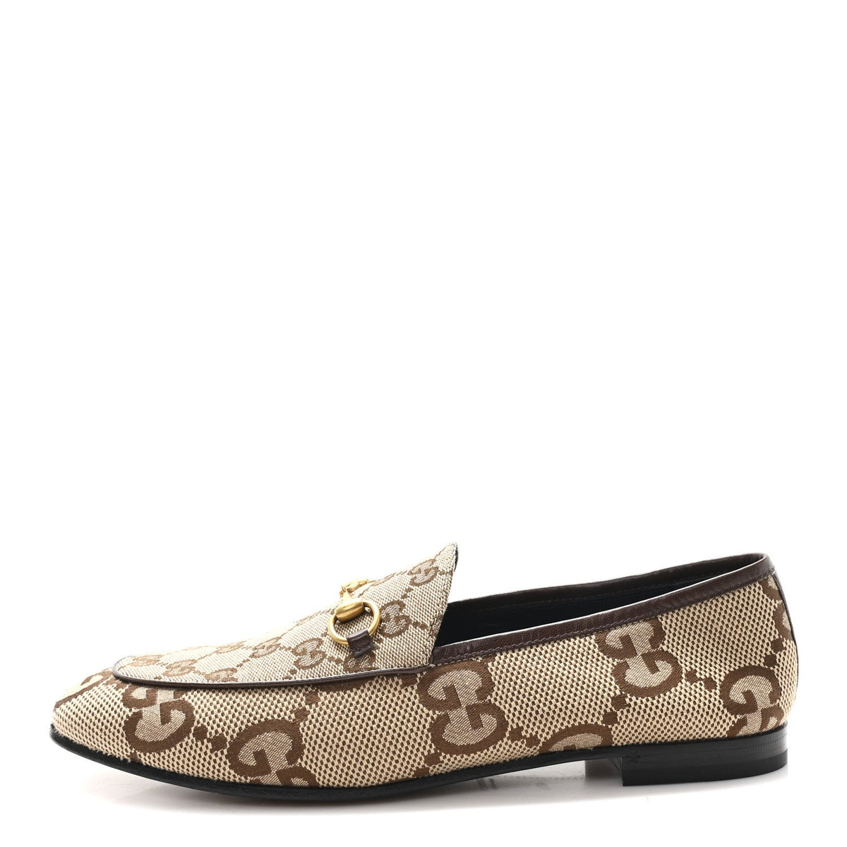 Gucci - Monogram Jumbo GG Malaga Kid Horsebit Jordaan Loafers